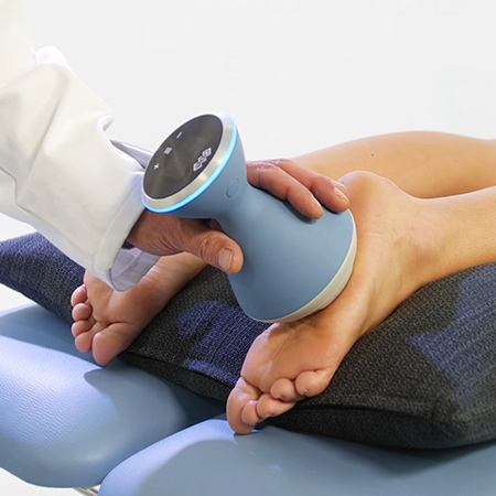 集束型衝撃波施術風景4